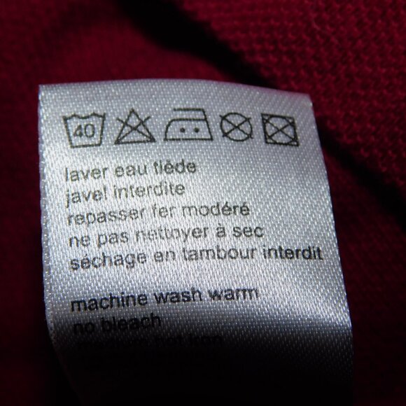 Lacoste Mens 9 (4XL) Burgundy Pique Polo Shirt - Picture 5 of 13